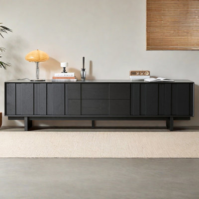 Nordic Minimalist Style Wood TV Stand