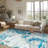 Large Living Room Area Rug Soft Abstract Farmhouse Rugs For Bedroom Under Dining Table-1486521564