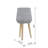 14.6X14.6X28" Cement And Wood Plant Stand/ Indoor Outdoor Plant Holder