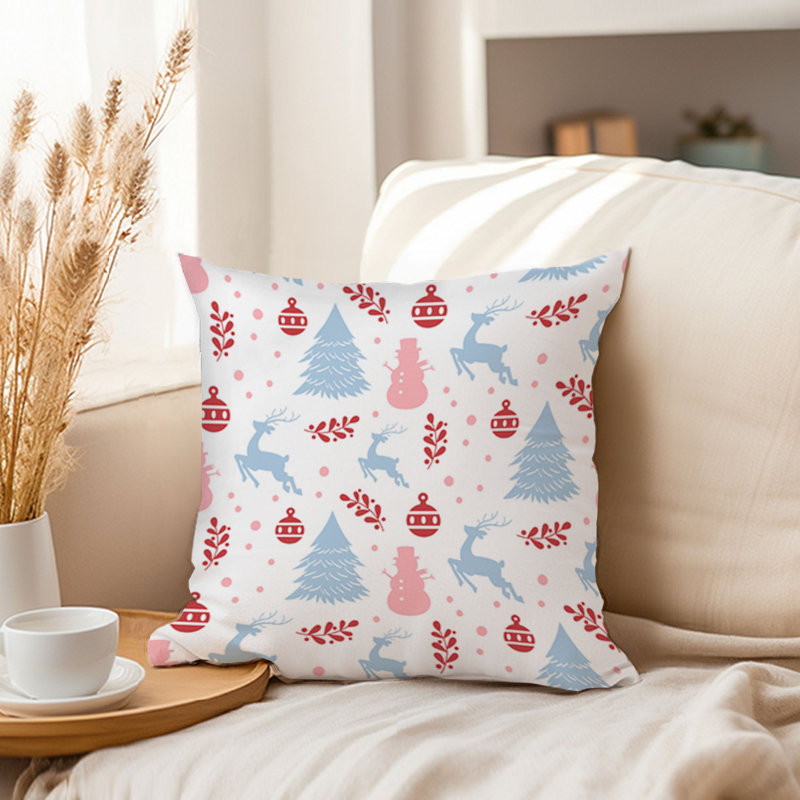 Holiday Christmas Tree Pattern III Modern, 16"H x 16"W