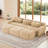 114.6" 3-Seater Sofa with Ottoman-89822716