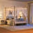 Alex-Jay Metal Canopy Bed-2109103170-2109103173