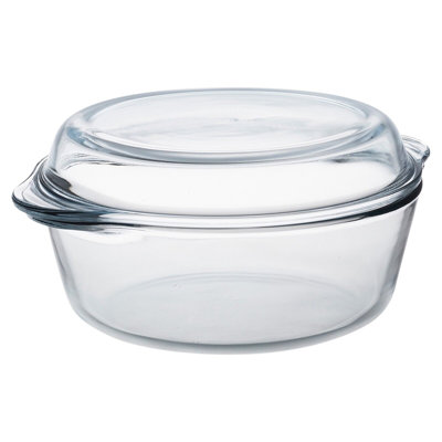 Urbn-Living Casserole 2.1L Glass Round