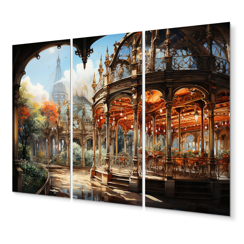 Ensemble de 3 décorations murales en métal