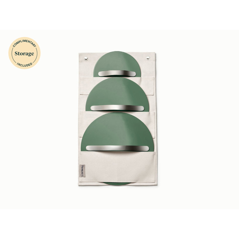 Caraway Non-Toxic Ceramic Nonstick Cookware Set, Sage