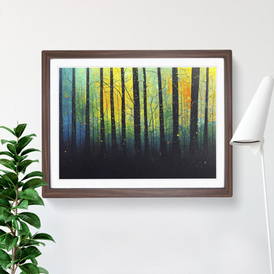 Spring Forest in Paint - Framed Print