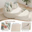  Canapé rond surdimensionné sans os rembourré avec repose-pieds-97120714