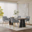 49.5cm H Upholstered Dining Chairs With Wooden Legs-385126525-392167204