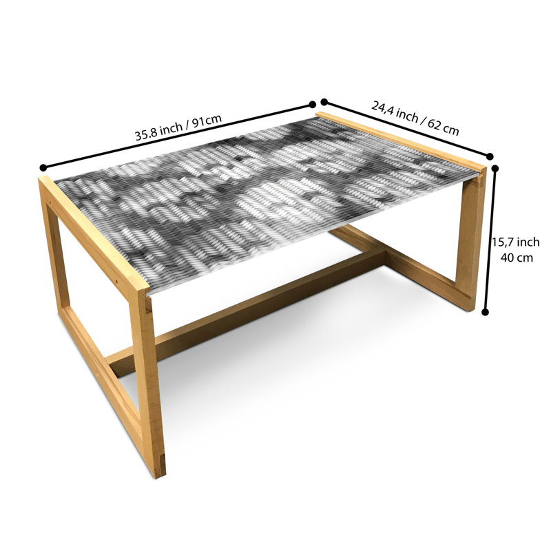 Inti Sled Coffee Table, 90cm H x 62cm W x 40cm D