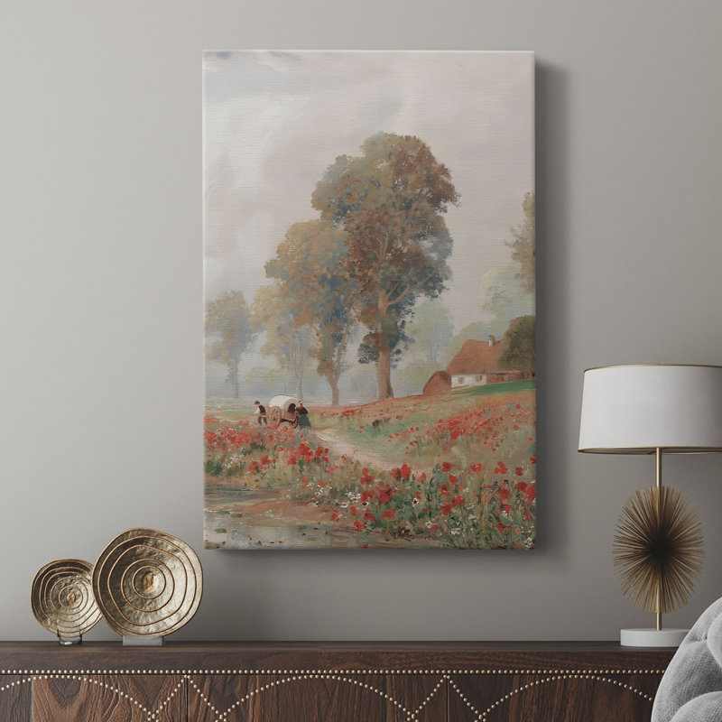 «Vintage Floral Print CCIVI», galerie sur mesure «Cavas», H 27 po x l 18 po