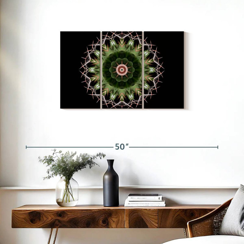 Harnek Mandala Cactus, 20" H x 33" W