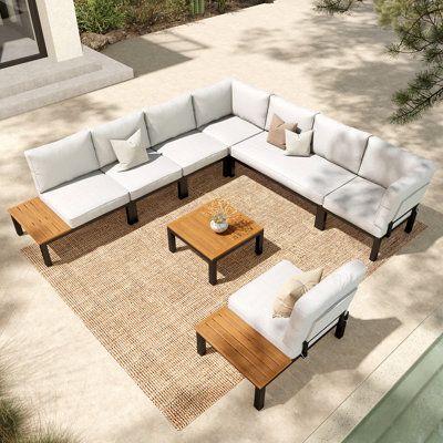 8 Person Sectional Seating Group