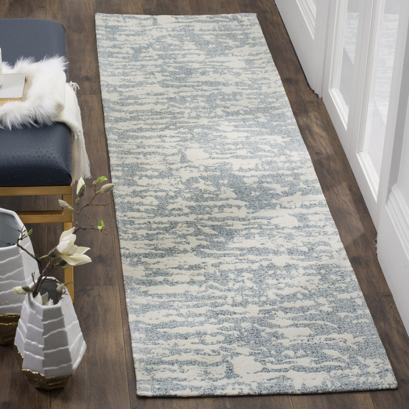 Owlswick Hand Loomed Performance Abstract Rug, Runner 2'3" x 8'