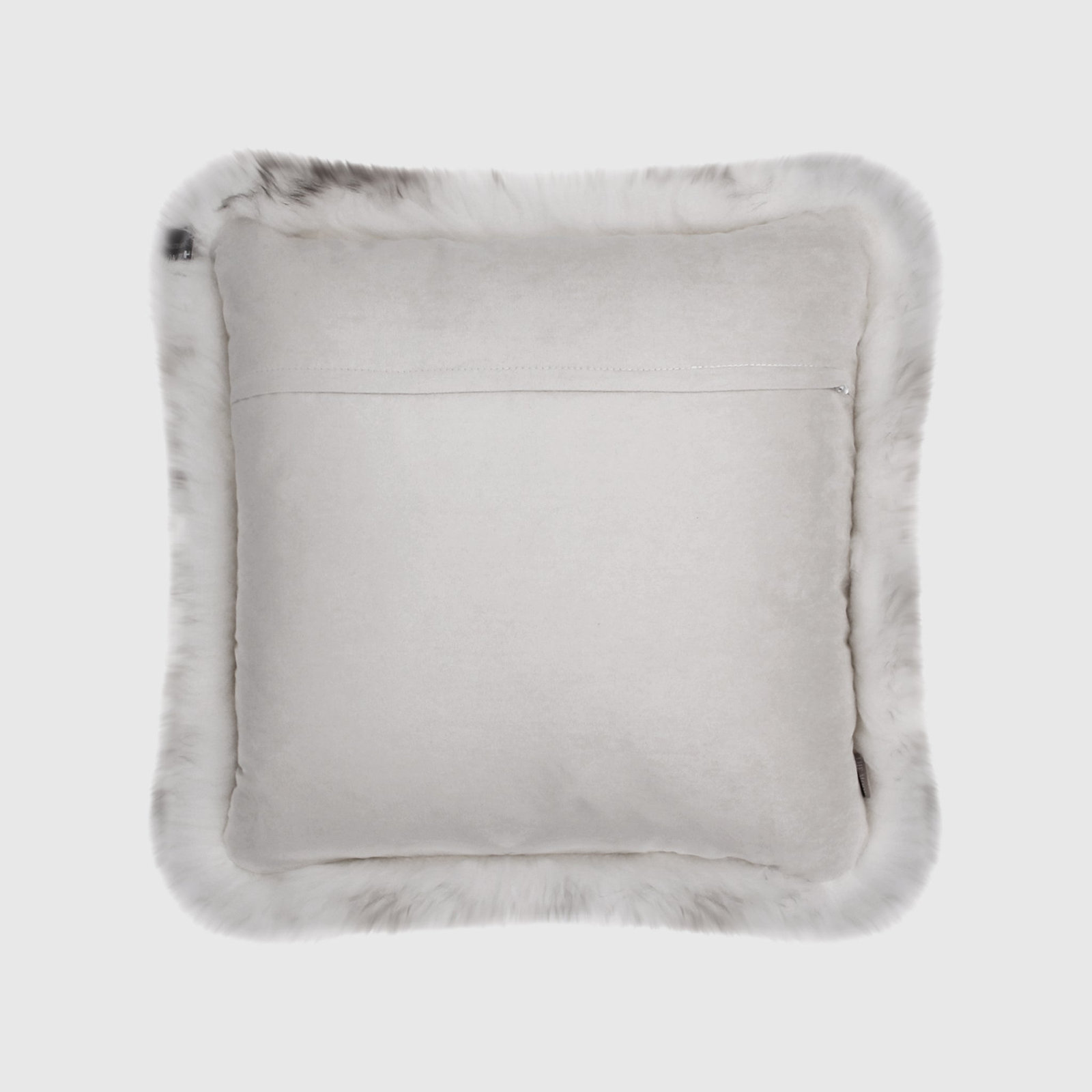 Fieldman Leather Throw Pillow, Black/White