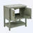 Bathroom Vanity with Ceramic Sink and Versatile Storage-105683690