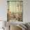 Vintage Los Angeles Windows View IV - Fenêtres de ferme sur impression sur bois