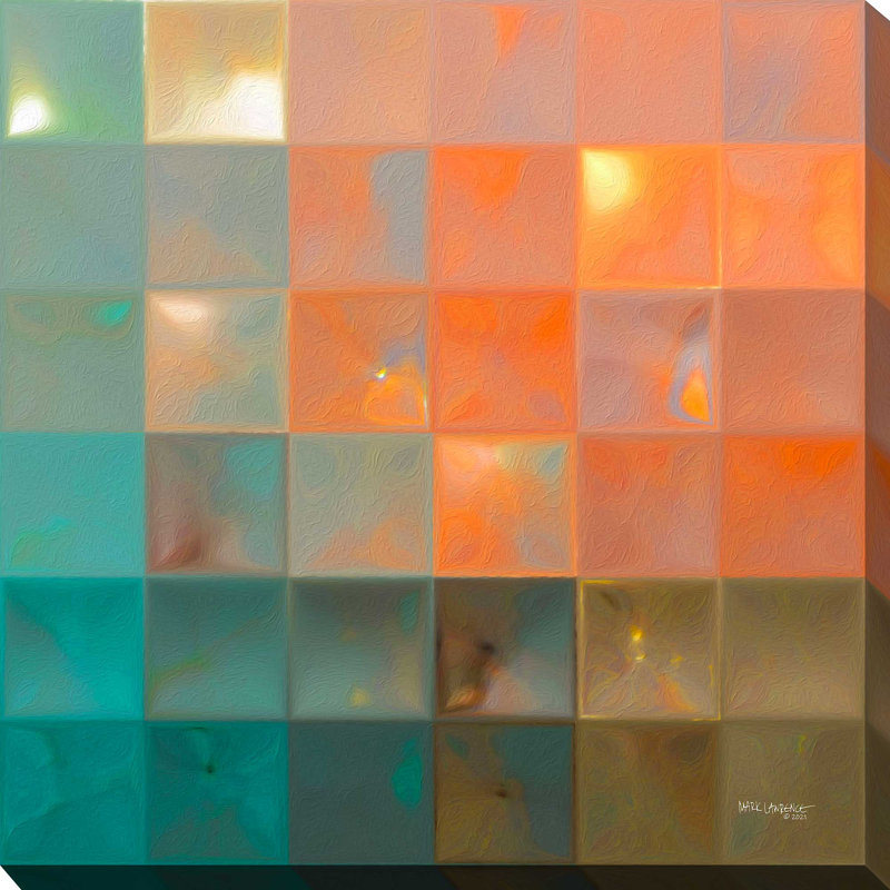 "Psalm 84:11 My Sun And Sheild (Square)" par Mark Lawrence, reproduction sur acrylique, Toile tendue