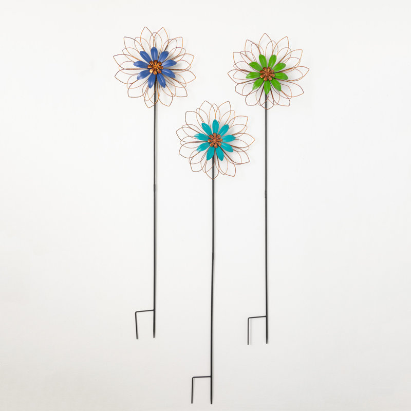 Ensemble de piquets de jardin 3 pièces Lationa