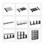 105cm W Fabric Shelving Unit