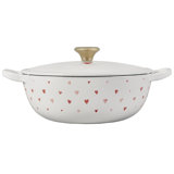 Le Creuset Enameled Cast Iron L'Amour Collection 2.75 Qt Soup Pot with Lid