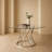 Dorene Yuko Round Glass Dining Table