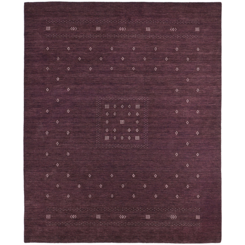 Simi Hand Knotted Cotton/Wool Southwestern Area Rug, Beige, Rectangle 5' x 8'