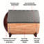 Sauna d'extérieur Duthss, sauna en bois de cèdre canadien pour 4 à 6 personnes avec porche, ensemble de sauna électrique de 6KW