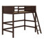 Lit mezzanine en bois avec échelle-1201506784