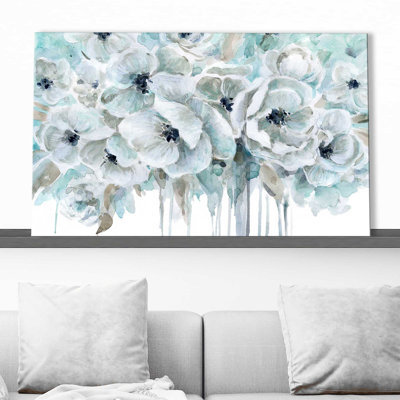 Bleu sarcelle harmonie II par - Peinture
