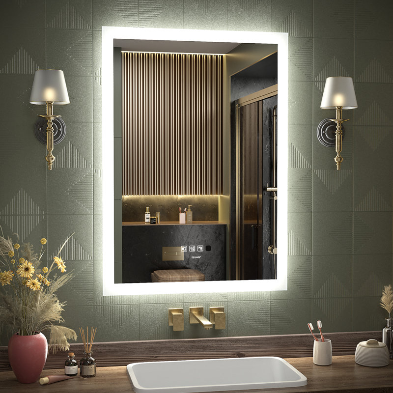 Beierlein Flat Wall Mirror, 70cm x 50cm