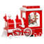 Snowing Train With Santa -  12 X 6  Inches