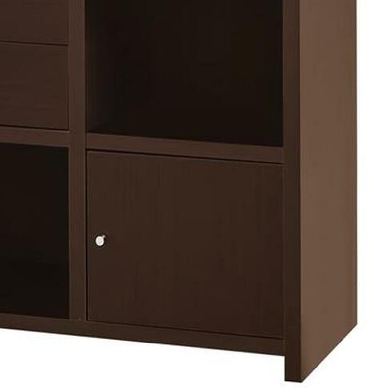 Ribeiro Drawers Bookcase, Cappuccino