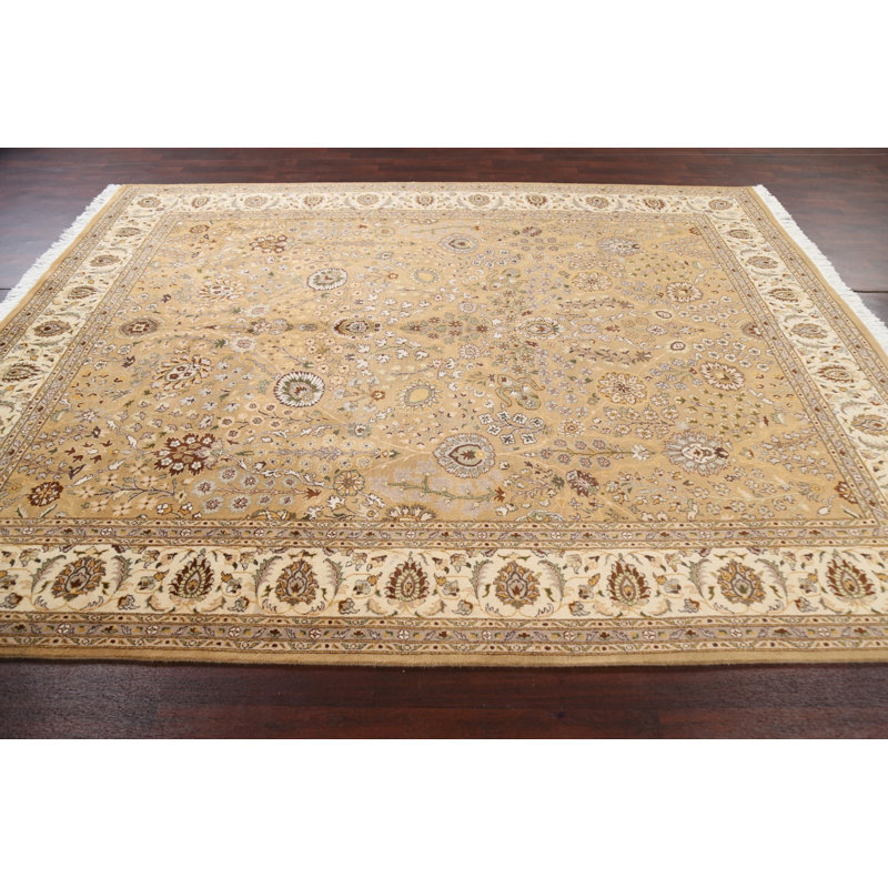 One-of-a-Kind 8'0" X 10'0" New Age Area Rug in Gold