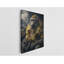 Guerrier singe avec fleurs sur toile-88650030