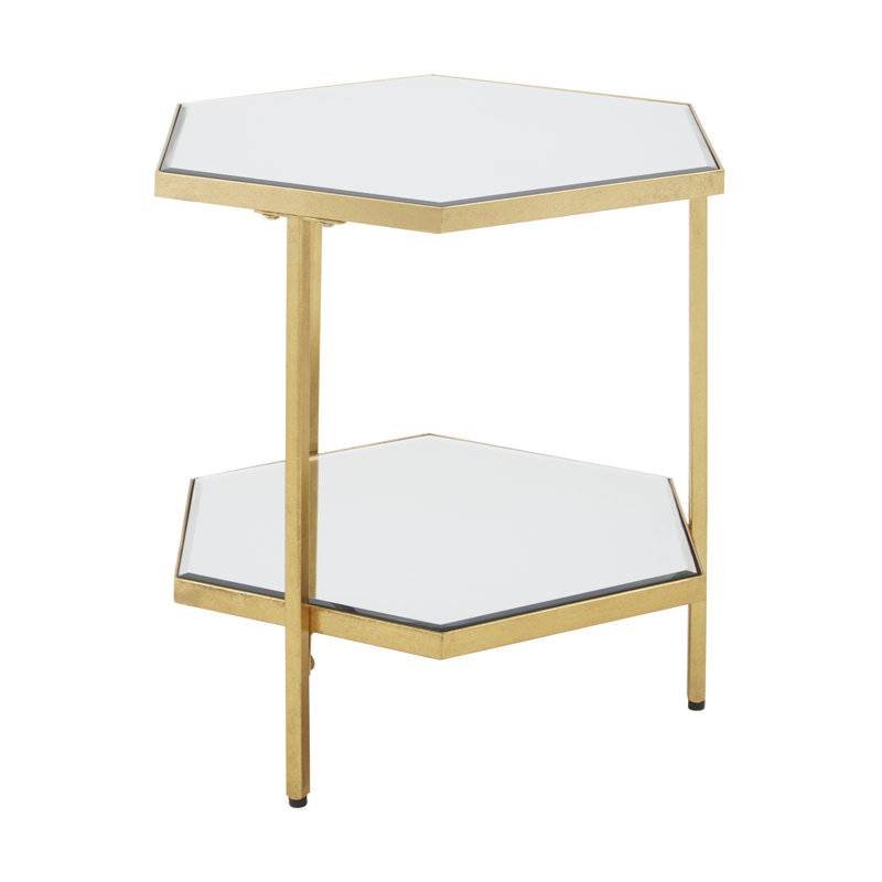 Sobel Glass Top End Table