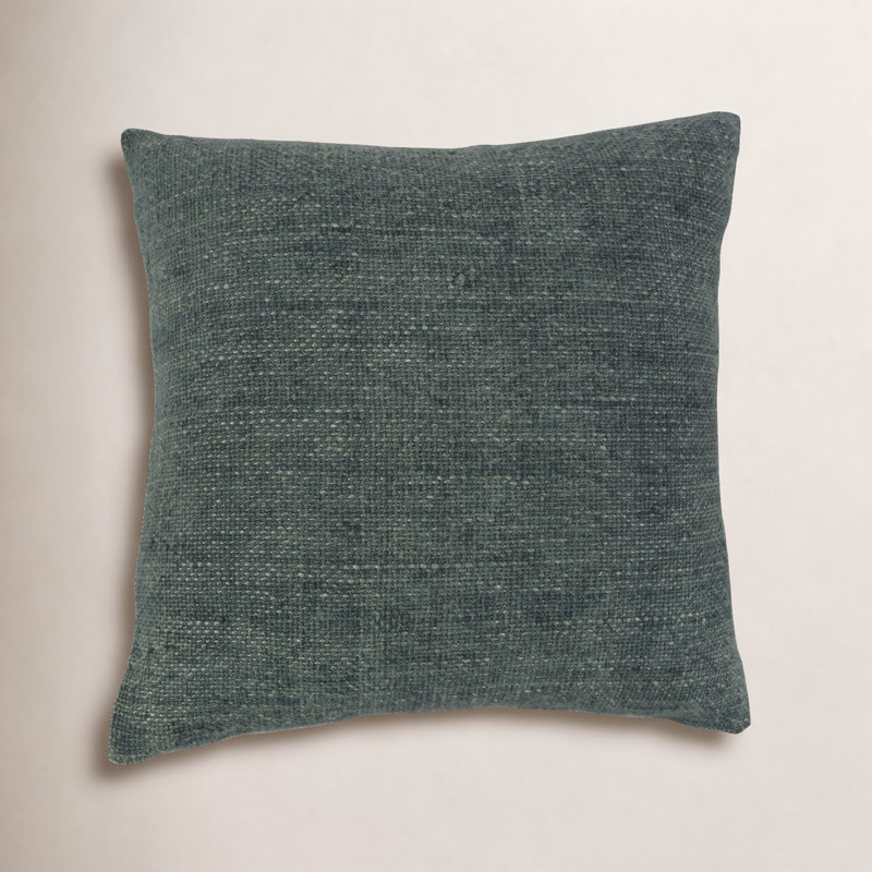 Hendrick Square Pillow Cover & Insert, Moss