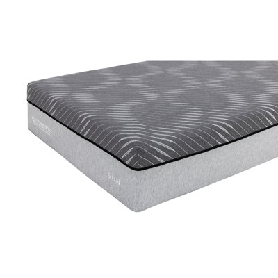 14 - Inch, Queen, Mattress, Spring And Foam Combination, Compressed For Shipping, Gray Water Fall Cover Pocket Inner Spring, Memory Foam, Layers, Compressed, Rolled , Color, Fashion Soft Ticking