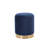 14'' Wide Cozy Velvet Round Ottoman-1671550781