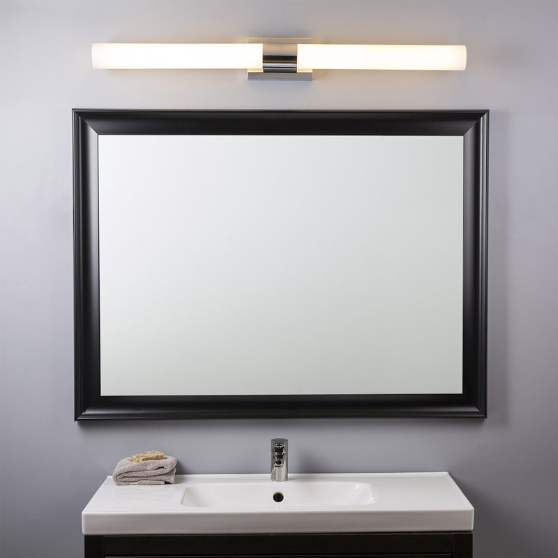Barre d’éclairage de salle de bain à DEL à intensité variable 2 lumières Sternberg, Nickel brossé