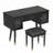 Elegant Vanity Makeup Table & Chair Set-1275040871