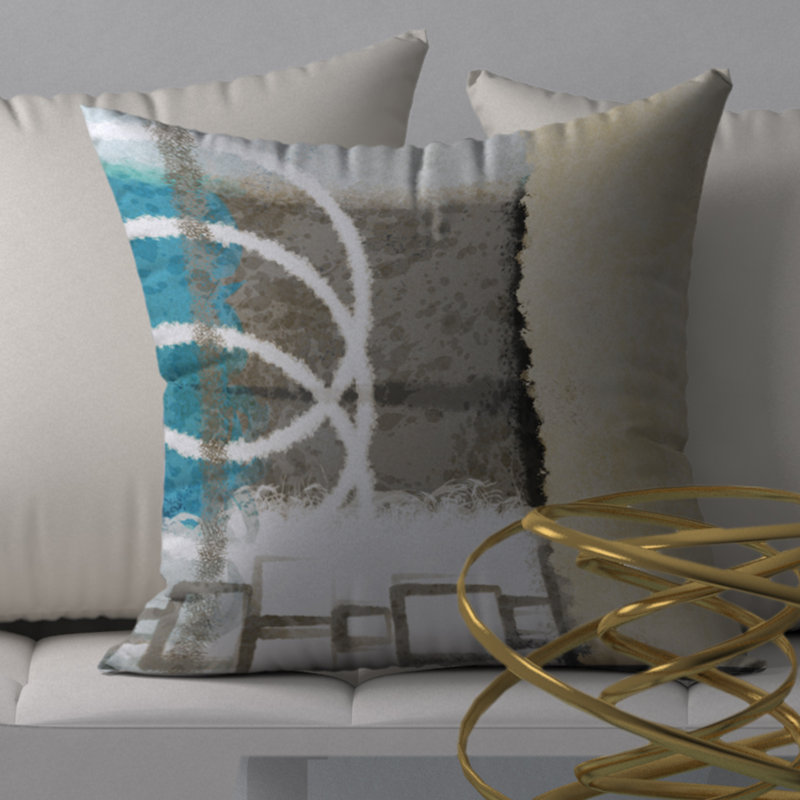 Housse de coussin décorative carrée chaleureuse et généreuse, 20" H x 20" W