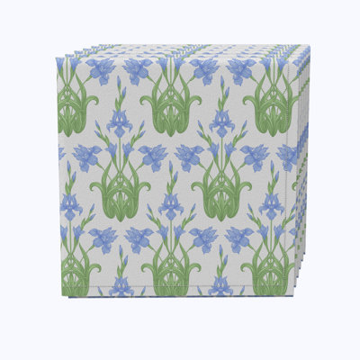 100% Cotton Floral Square Napkin