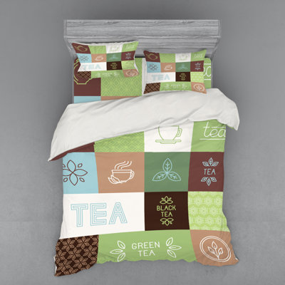 Farmhouse / Country Polyester Patchwork Duvet Cover
