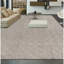 Wool Geometric Area Rug in Gray