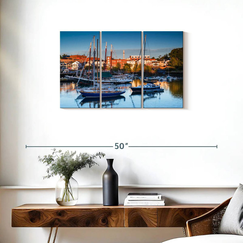 Camden Harbor, Maine, H 20 po x l 33 po