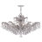 Weekes 6 - Light Glass Empire Chandelier-20319662-20319660
