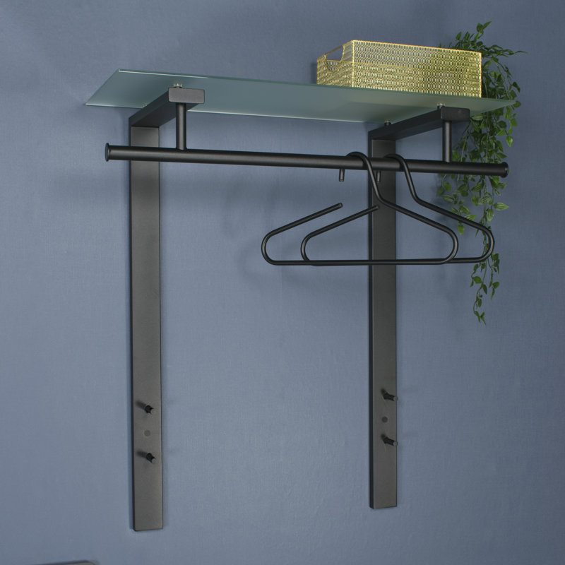 4 - Hook Wall Mounted Coat Rack