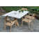 Rectangular 7 - Person 74" Long Dining Set
