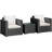 Alycen 2 - Person Patio Conversation Set with Cushions-767782457-726803167