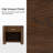 Waynesville Modern 28"W 1 Drawer Fully Assembled Oak Wood Nightstand with Built-In Powerstation and USB-443795107